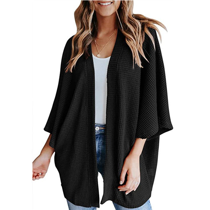 Stilvoller Damen-Kardigan mit 3/4-Ärmeln für einen eleganten Auftritt