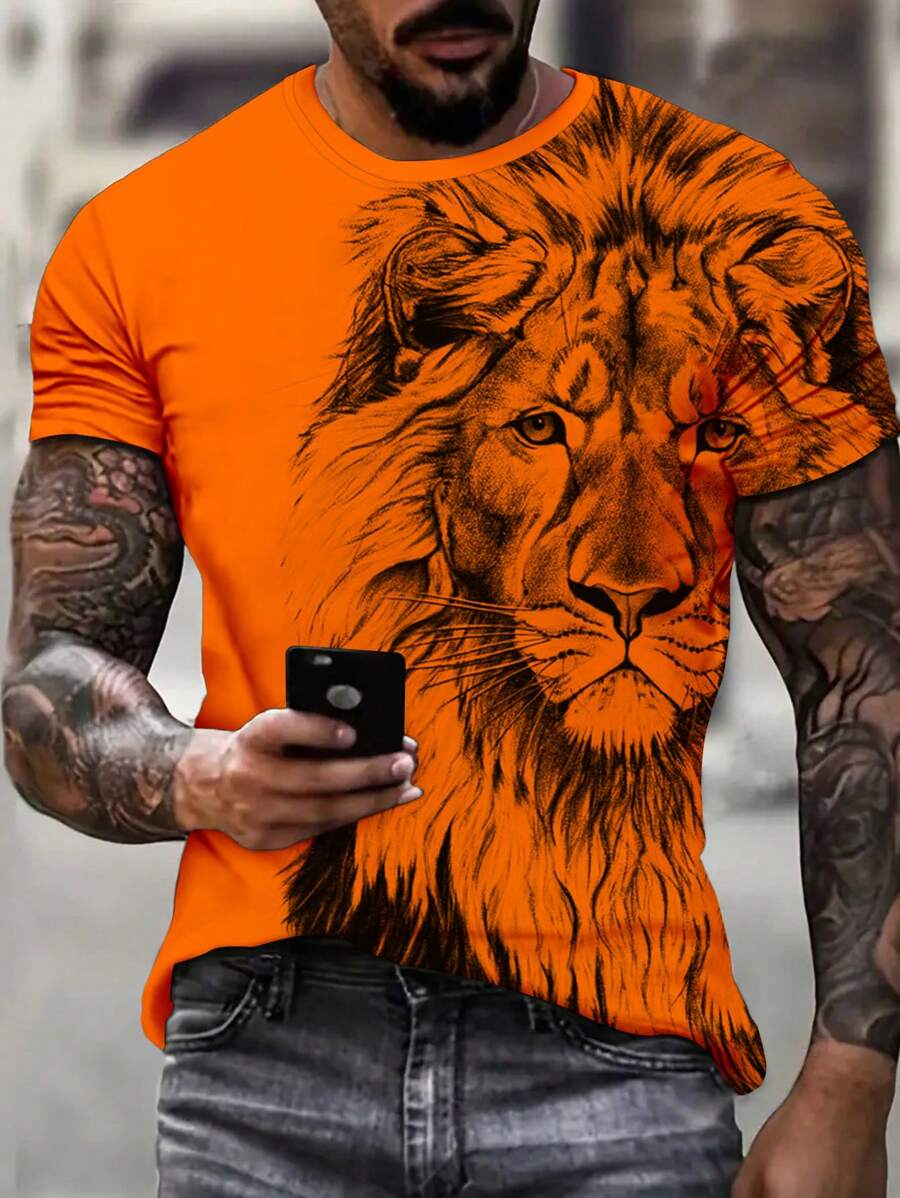 Stilvolles Slim-Fit Herren-T-Shirt für den Königstag
