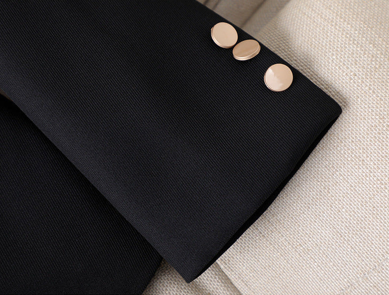 Elle - Eleganter Slim-Fit-Blazer für selbstbewusste Karrierefrauen