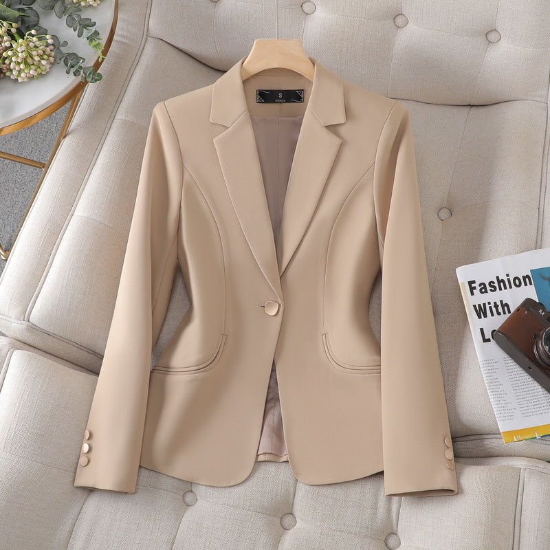 Elle - Eleganter Slim-Fit-Blazer für selbstbewusste Karrierefrauen