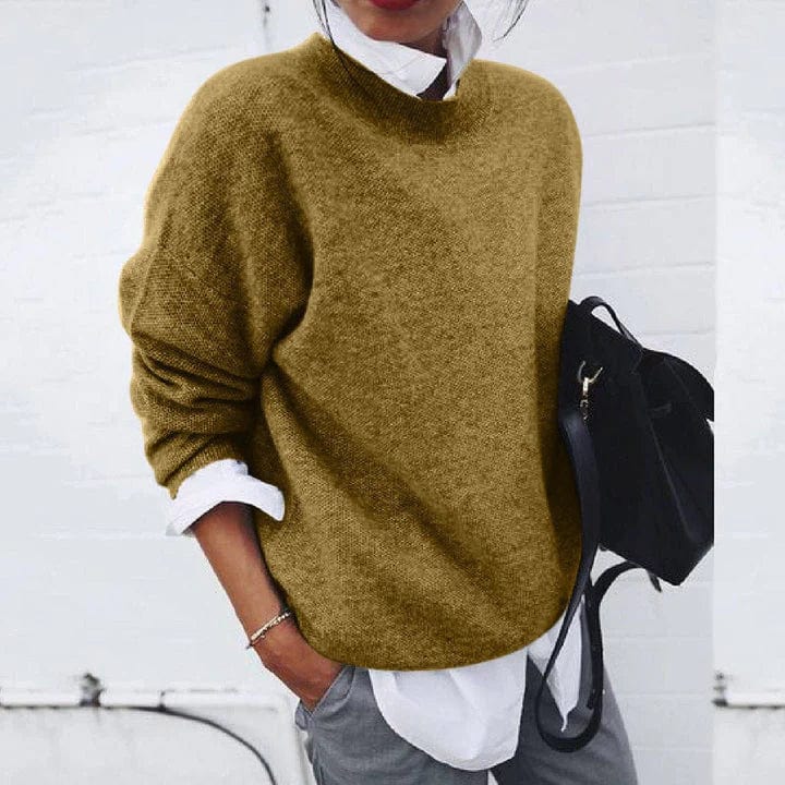 Oversized Damen-Kaschmirpullover aus Wolle für den Herbst und kühlere Tage – lässig und bequem