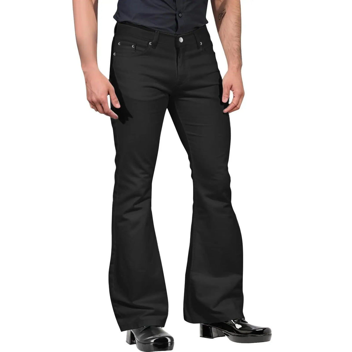 Xander - Elegante Herren Retro Flare Hosen für einen zeitlosen Stil