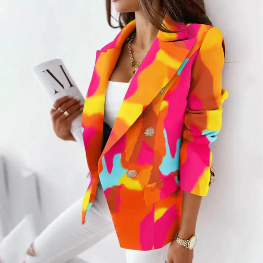 Eline - Elegante Damenjacke mit stilvollem Kragen im Swing-Design
