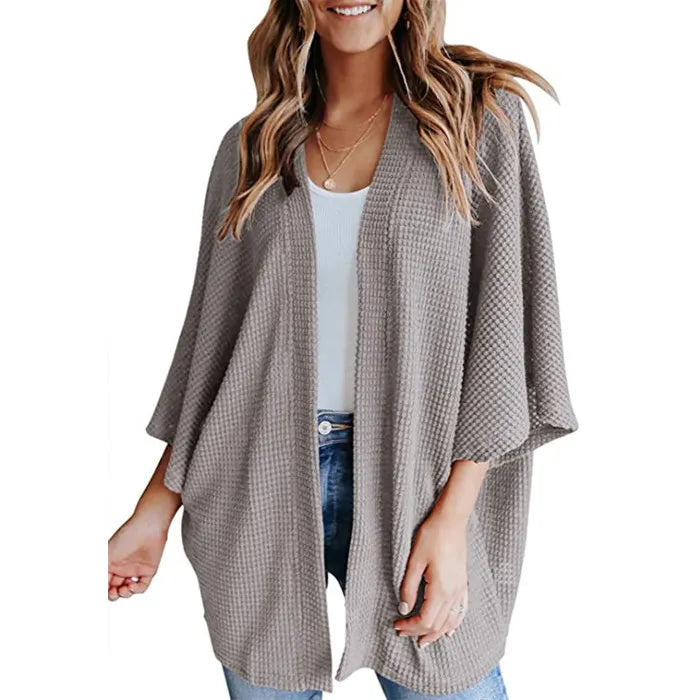 Stilvoller Damen-Kardigan mit 3/4-Ärmeln für einen eleganten Auftritt