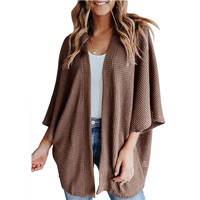 Stilvoller Damen-Kardigan mit 3/4-Ärmeln für einen eleganten Auftritt
