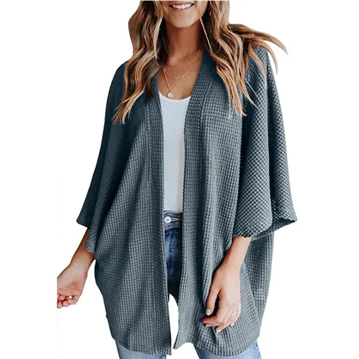 Stilvoller Damen-Kardigan mit 3/4-Ärmeln für einen eleganten Auftritt