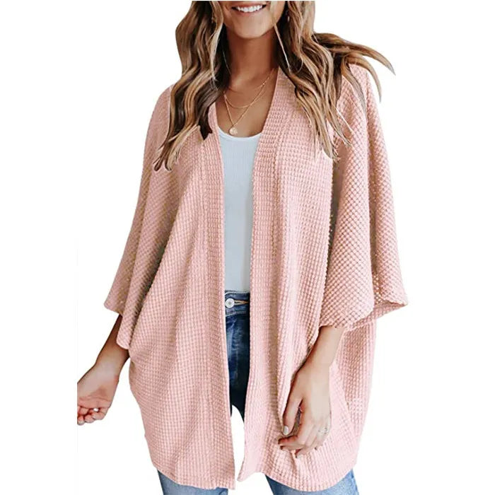 Stilvoller Damen-Kardigan mit 3/4-Ärmeln für einen eleganten Auftritt