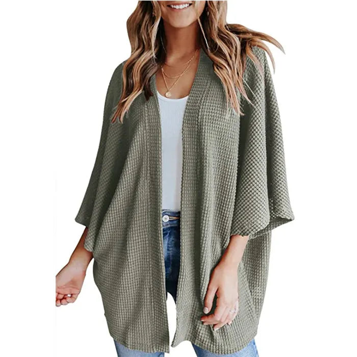 Stilvoller Damen-Kardigan mit 3/4-Ärmeln für einen eleganten Auftritt