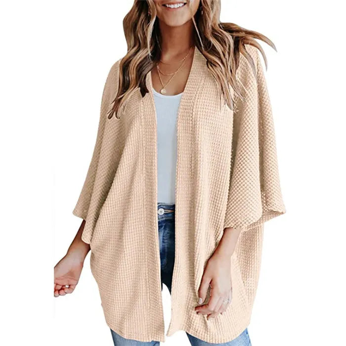 Stilvoller Damen-Kardigan mit 3/4-Ärmeln für einen eleganten Auftritt