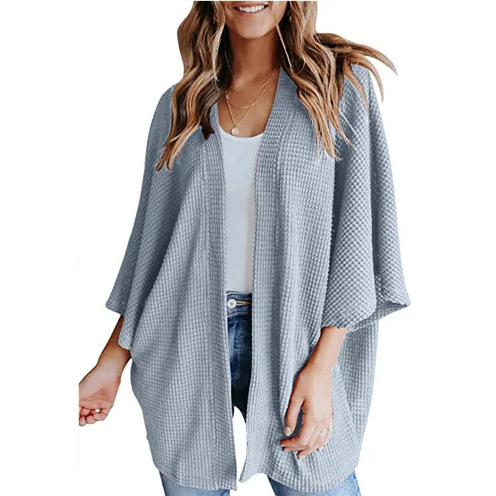 Stilvoller Damen-Kardigan mit 3/4-Ärmeln für einen eleganten Auftritt