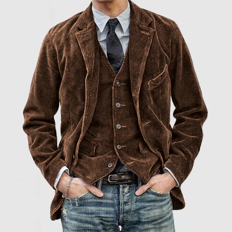 Bernard - Premium Lederjacke und Weste