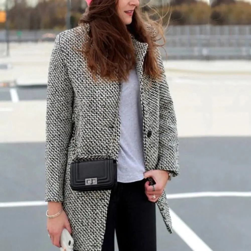 Natalia™ - Lange Wolljacke