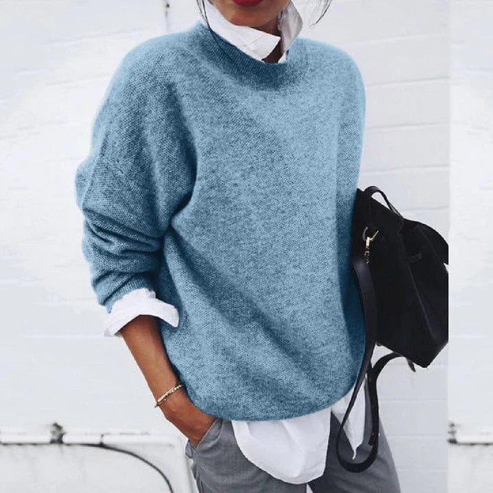 Oversized Damen-Kaschmirpullover aus Wolle für den Herbst und kühlere Tage – lässig und bequem