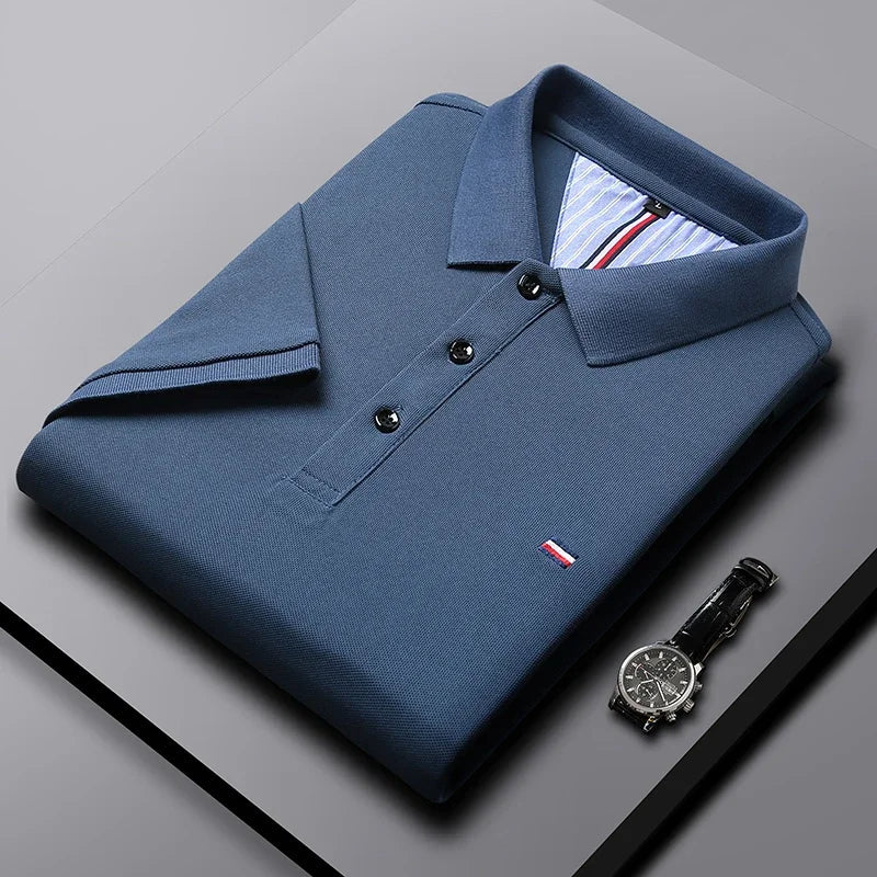 Elite - Męska polo oddychająca dla maksymalnego komfortu i stylu