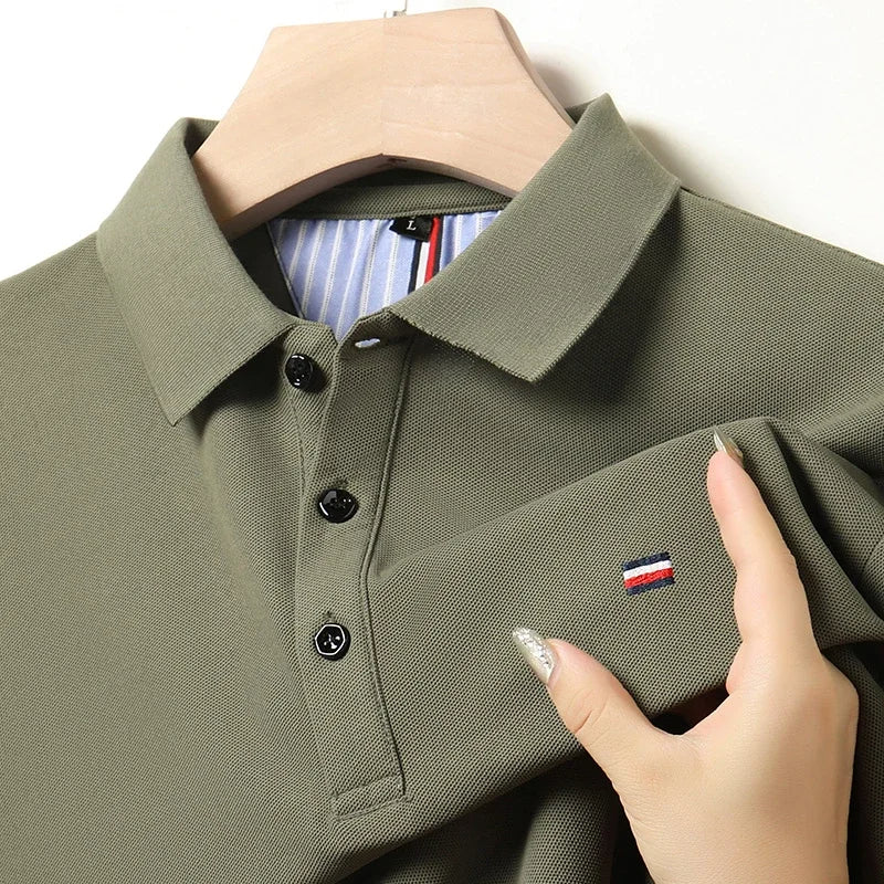 Elite - Męska polo oddychająca dla maksymalnego komfortu i stylu