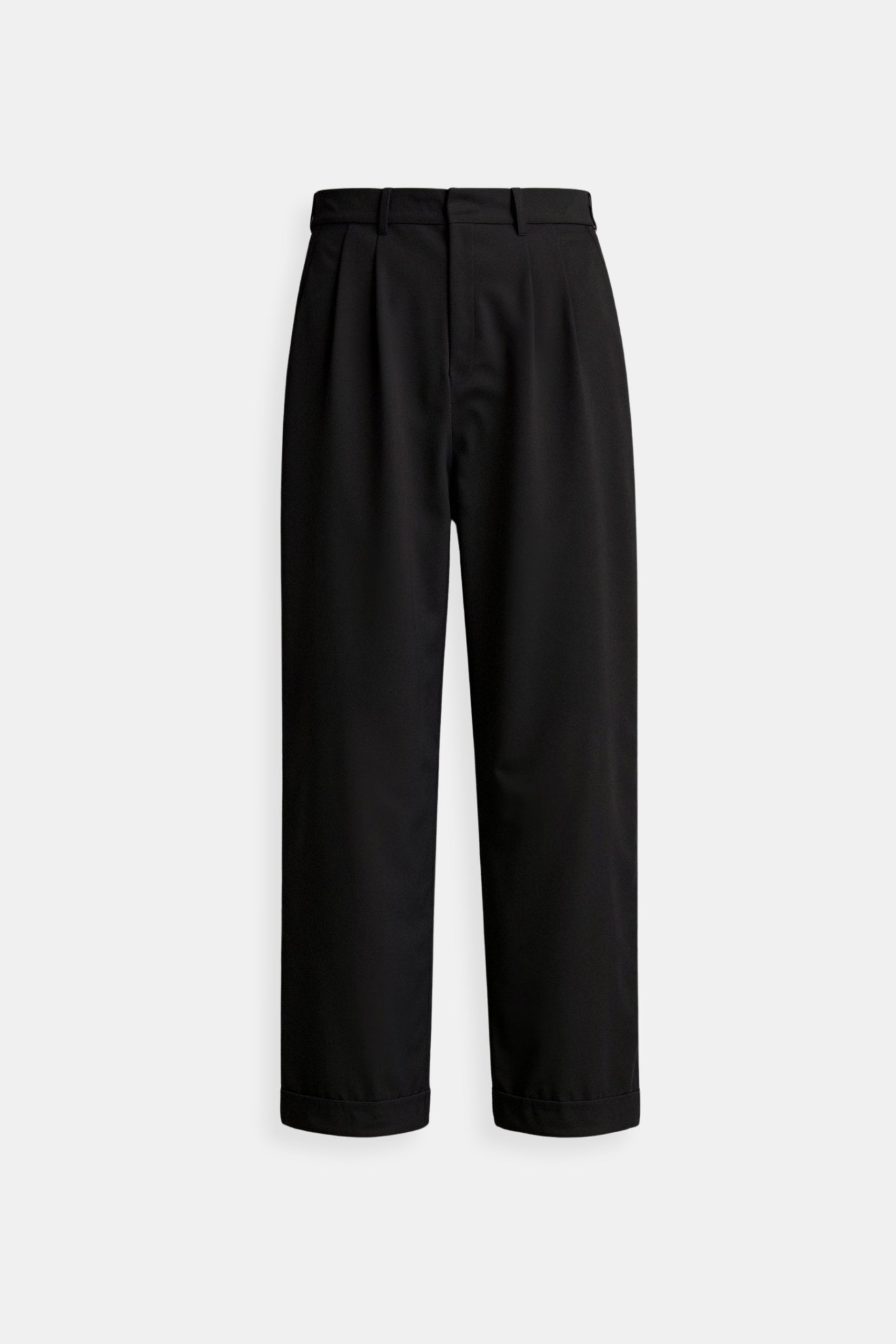 Klassische Wide-Leg Hose mit hohem Bund für stilvolle Outfits