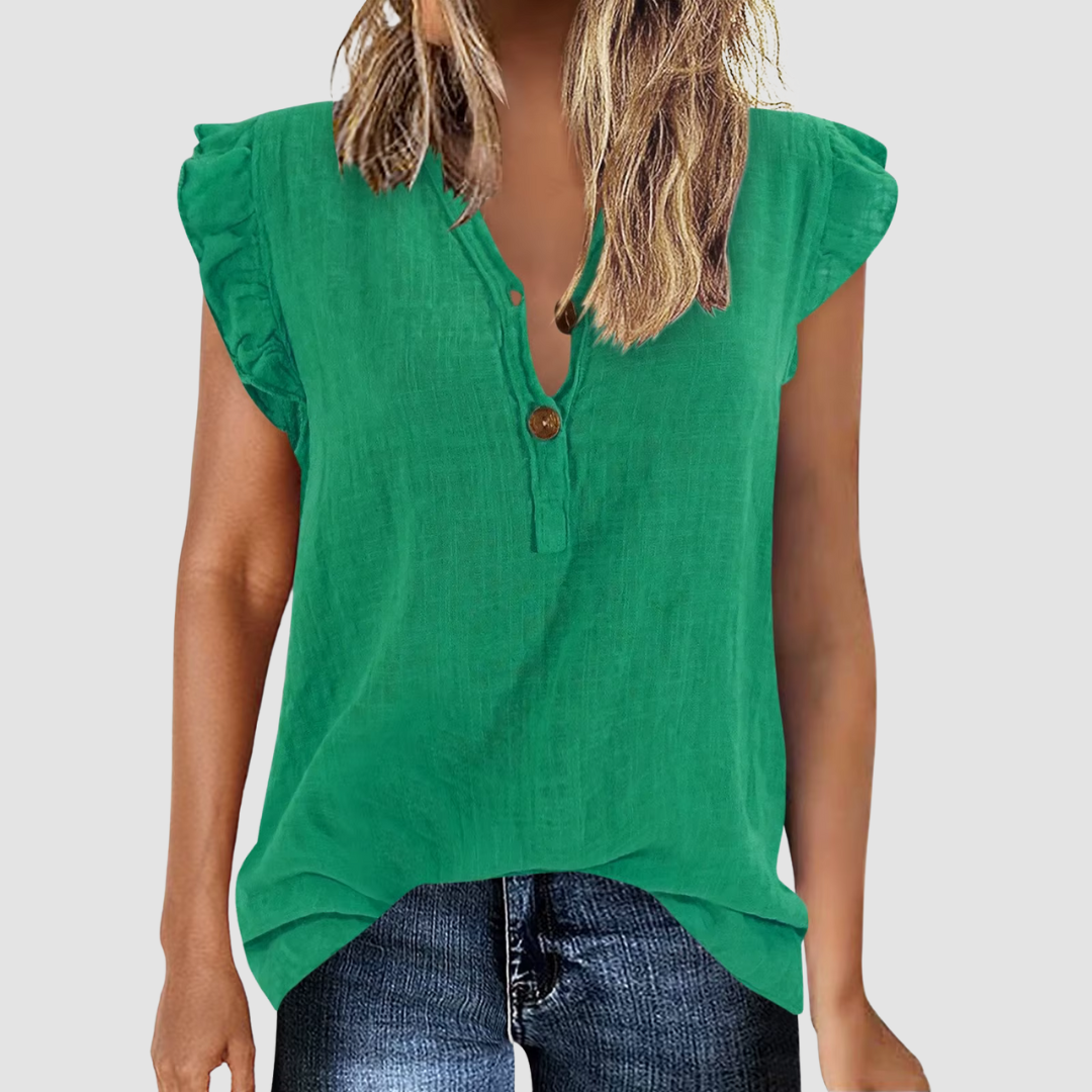 Noa - Stilvolle und bequeme Sommerbluse für einen eleganten Look