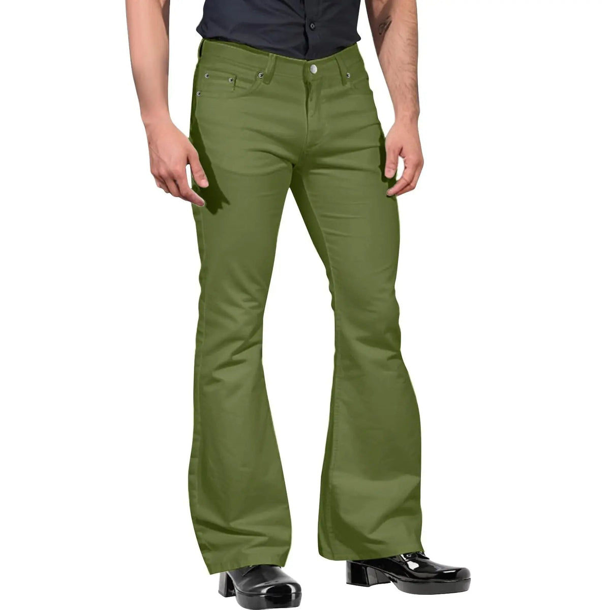 Xander - Elegante Herren Retro Flare Hosen für einen zeitlosen Stil