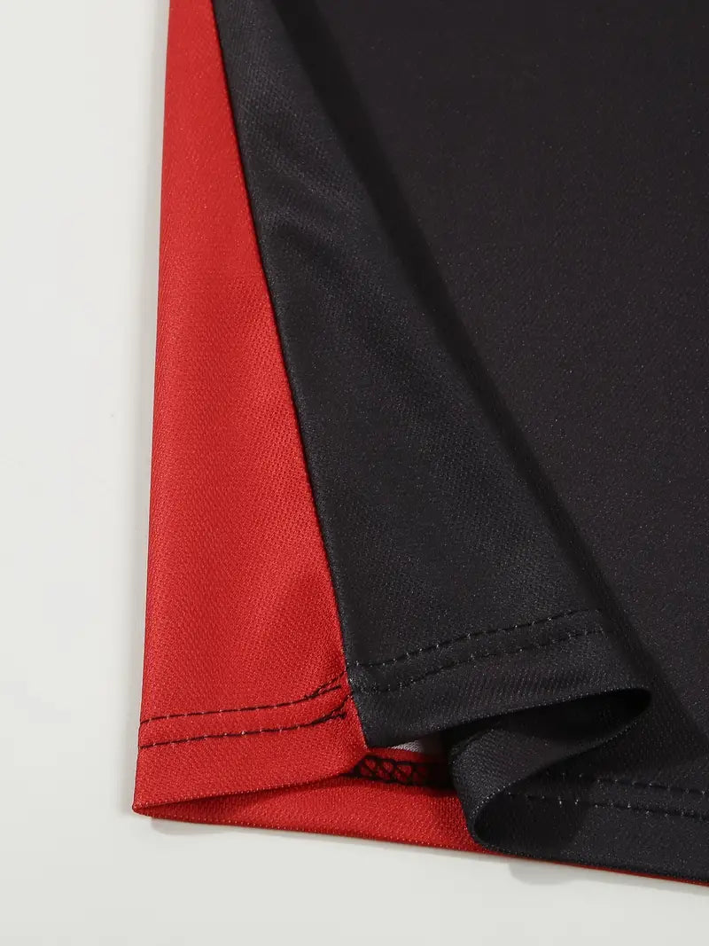 Men's Slim Fit Striped Polo Shirt - Short Sleeve, Casual & Stylish