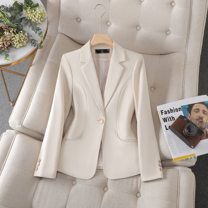 Elle - Eleganter Slim-Fit-Blazer für selbstbewusste Karrierefrauen