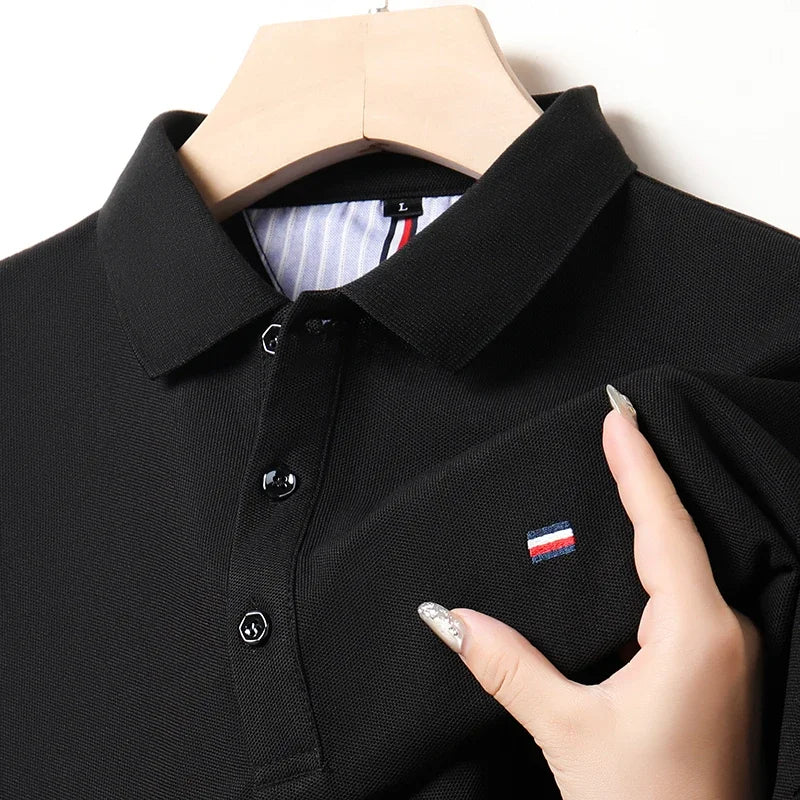 Elite - Męska polo oddychająca dla maksymalnego komfortu i stylu