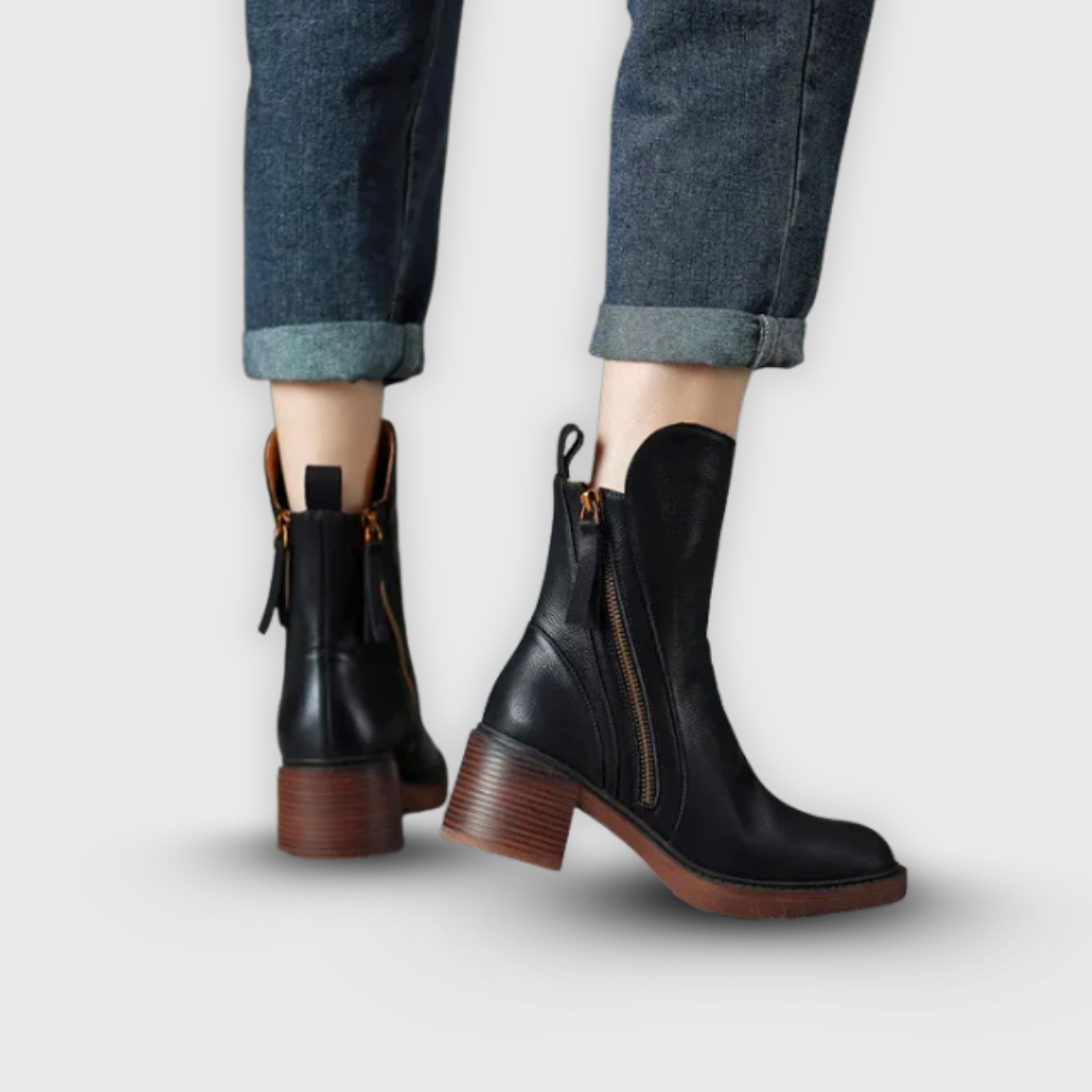 Grazia | Elegante Stiefeletten mit Blockabsatz