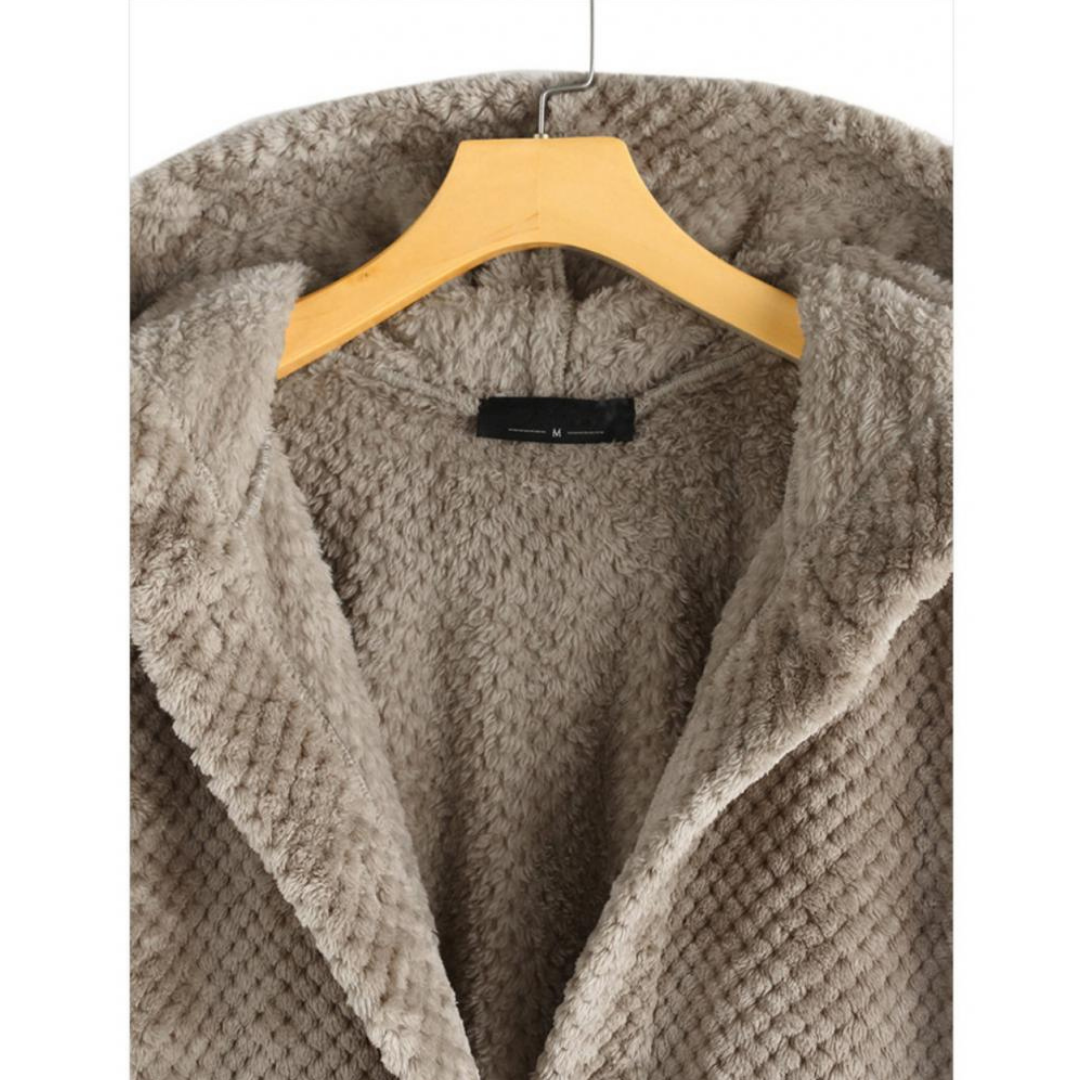 Damen Oversize Fleecejacke mit Kapuze – Warm und Lässig für Herbst und Winter