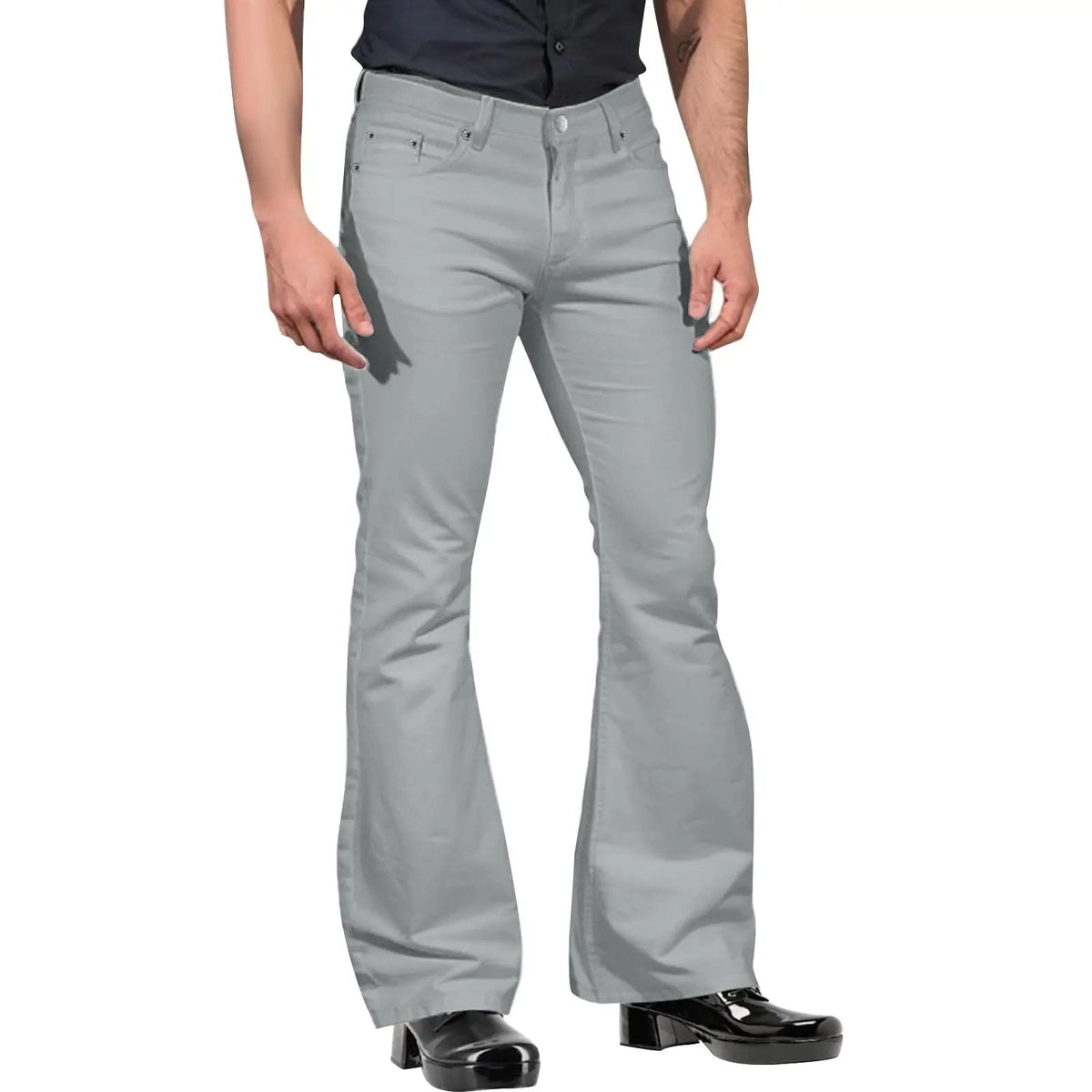 Xander - Elegante Herren Retro Flare Hosen für einen zeitlosen Stil