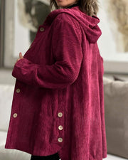 Elegante, leichte oversized Damen-Wolljacke für den Frühling
