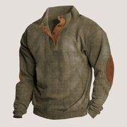 Marius™ - Stilvoller Rippstrickpullover mit Kragen