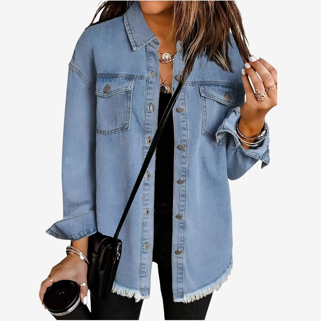 Stefania | Denimjacke im zeitlosen Stil