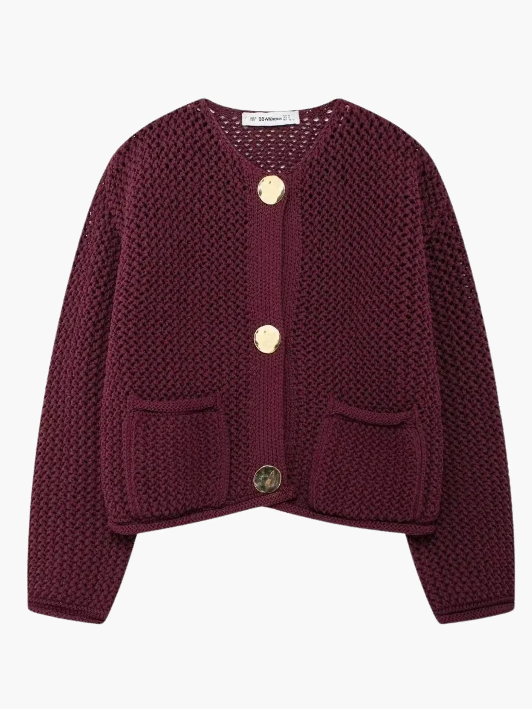 Lya | Grobstrick-Strickjacke