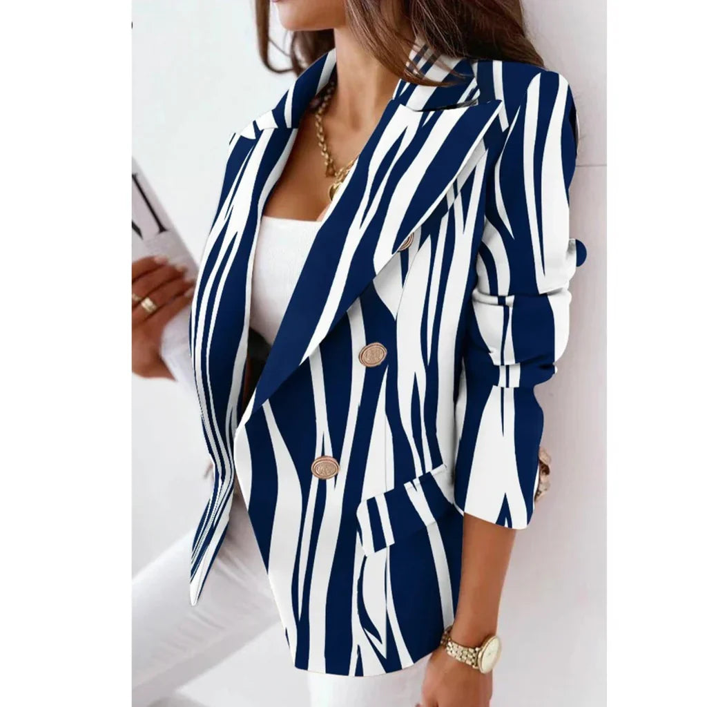 Eline - Elegante Damenjacke mit stilvollem Kragen im Swing-Design