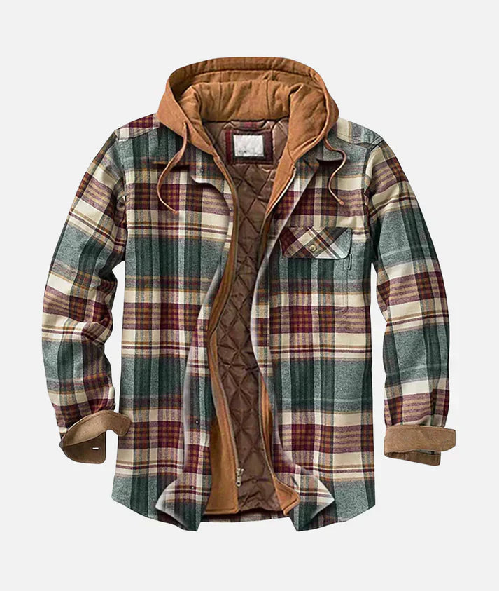Andrea | Stylische Patchwork Karo Jacke
