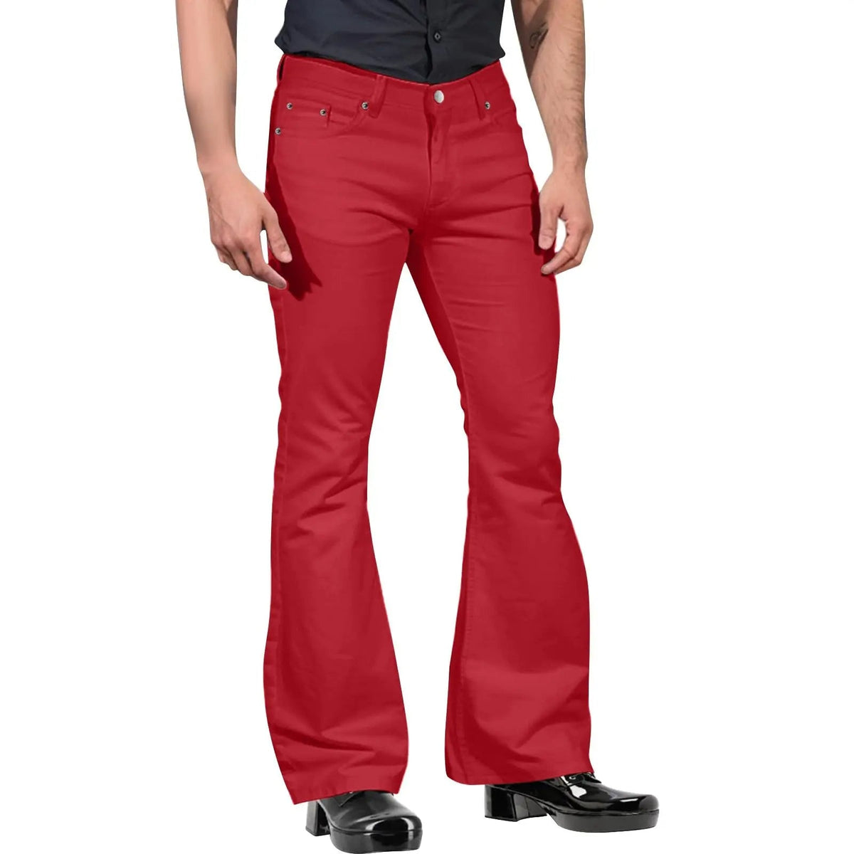Xander - Elegante Herren Retro Flare Hosen für einen zeitlosen Stil