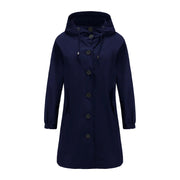 Flieder - Stylischer Damen-Windbreaker mit wasserdichter Kapuze