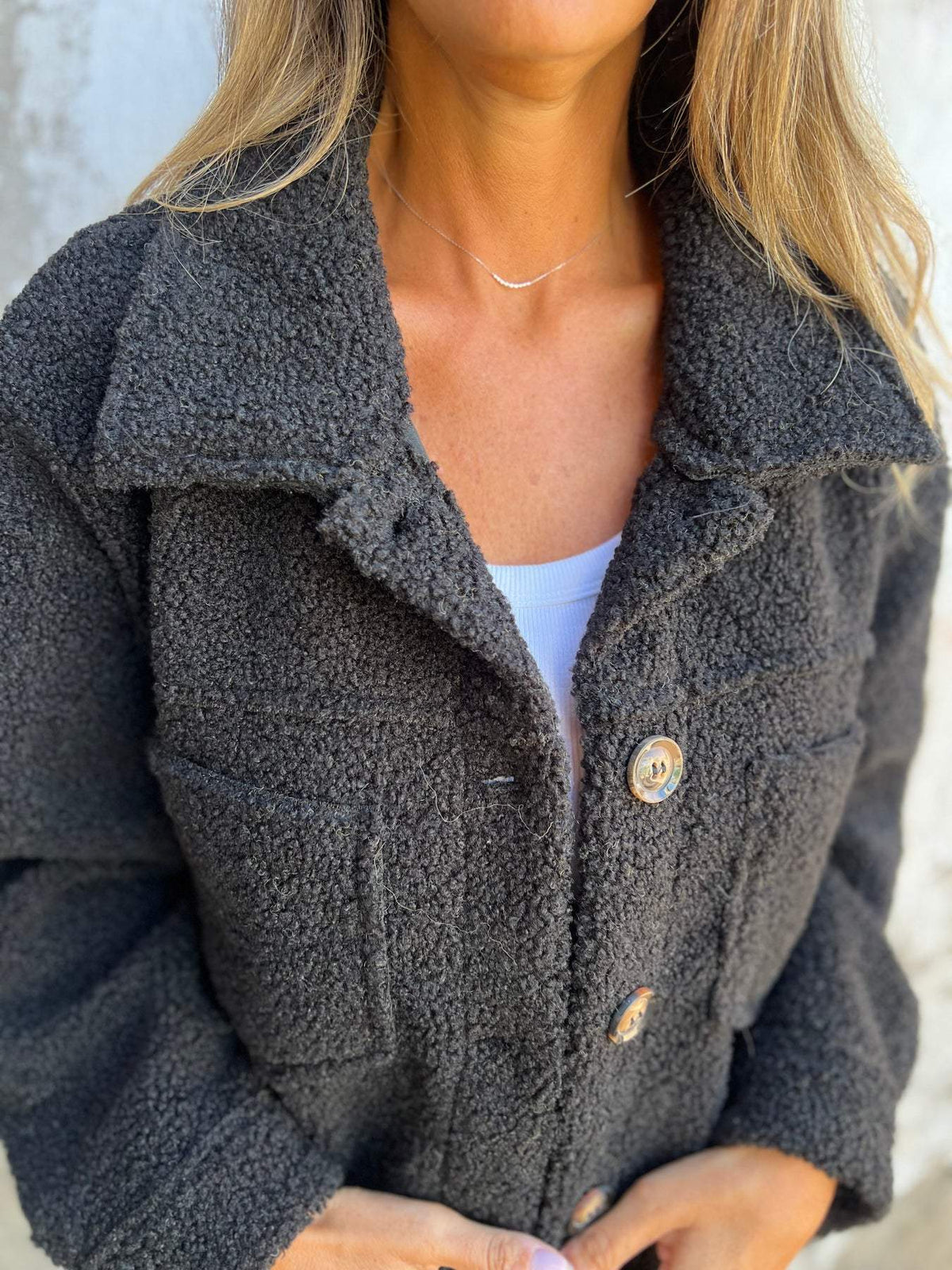 Oversize Fleecejacke für Damen mit Kragen – Ideal für Herbst und Winter, lässiger Stil