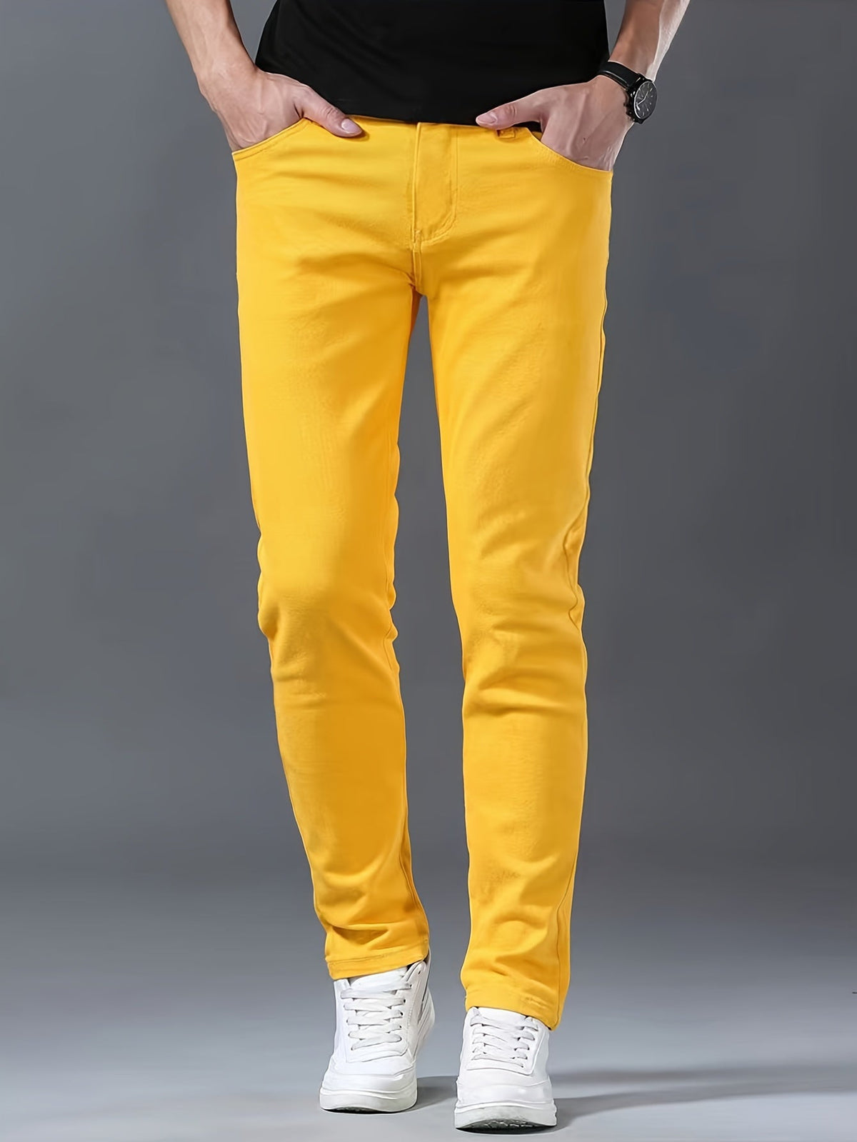 Moderne Stretch-Jeans für Herren mit idealer Passform