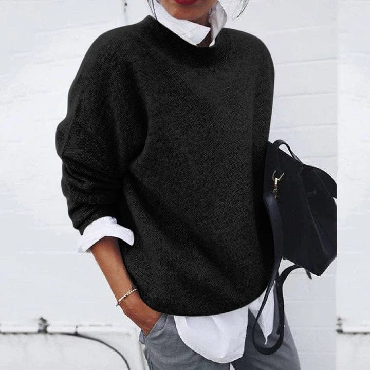 Oversized Damen-Kaschmirpullover aus Wolle für den Herbst und kühlere Tage – lässig und bequem