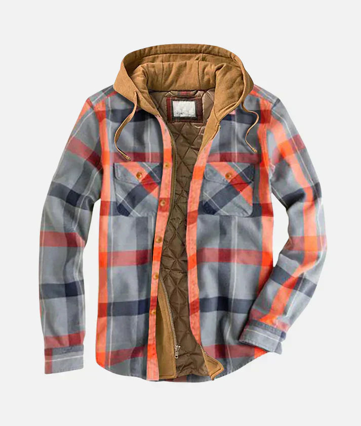 Andrea | Stylische Patchwork Karo Jacke