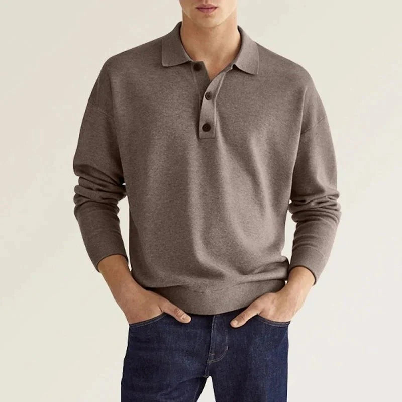 Stylowy długi rękaw T-shirt Ian - Casual Look