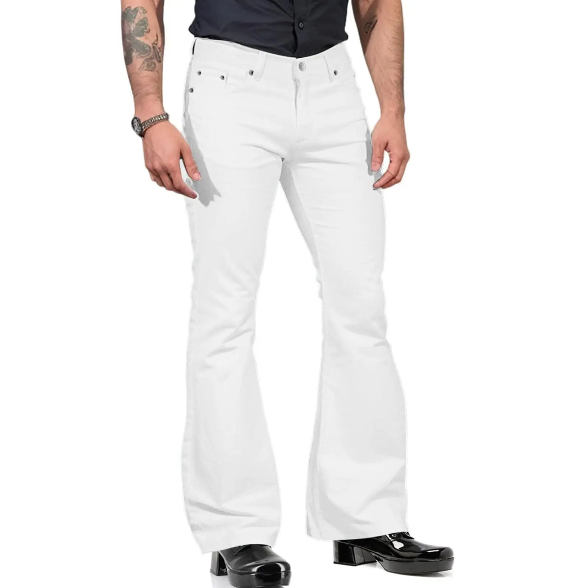 Xander - Elegante Herren Retro Flare Hosen für einen zeitlosen Stil