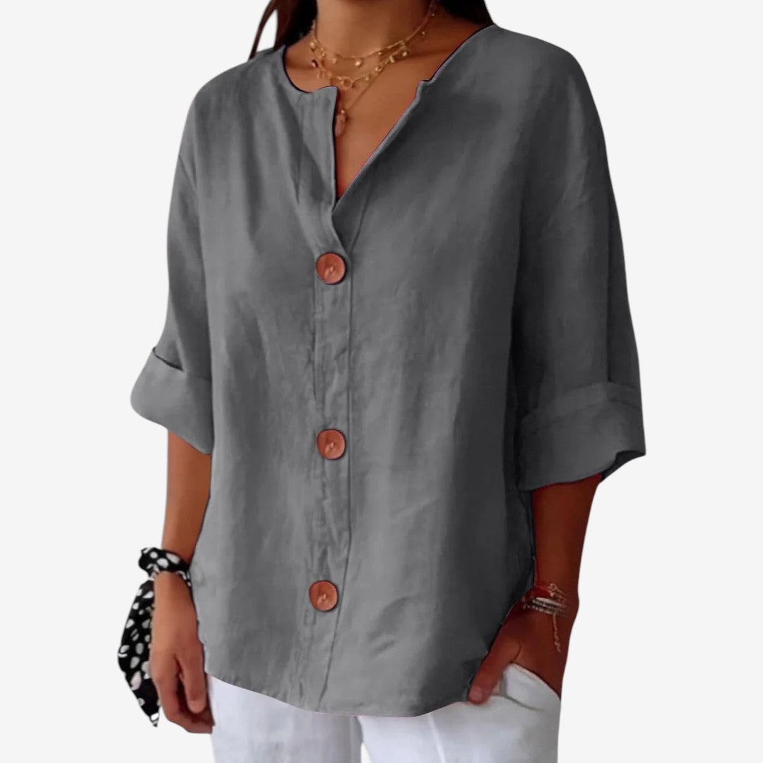 Clara | Leinenbluse Casual