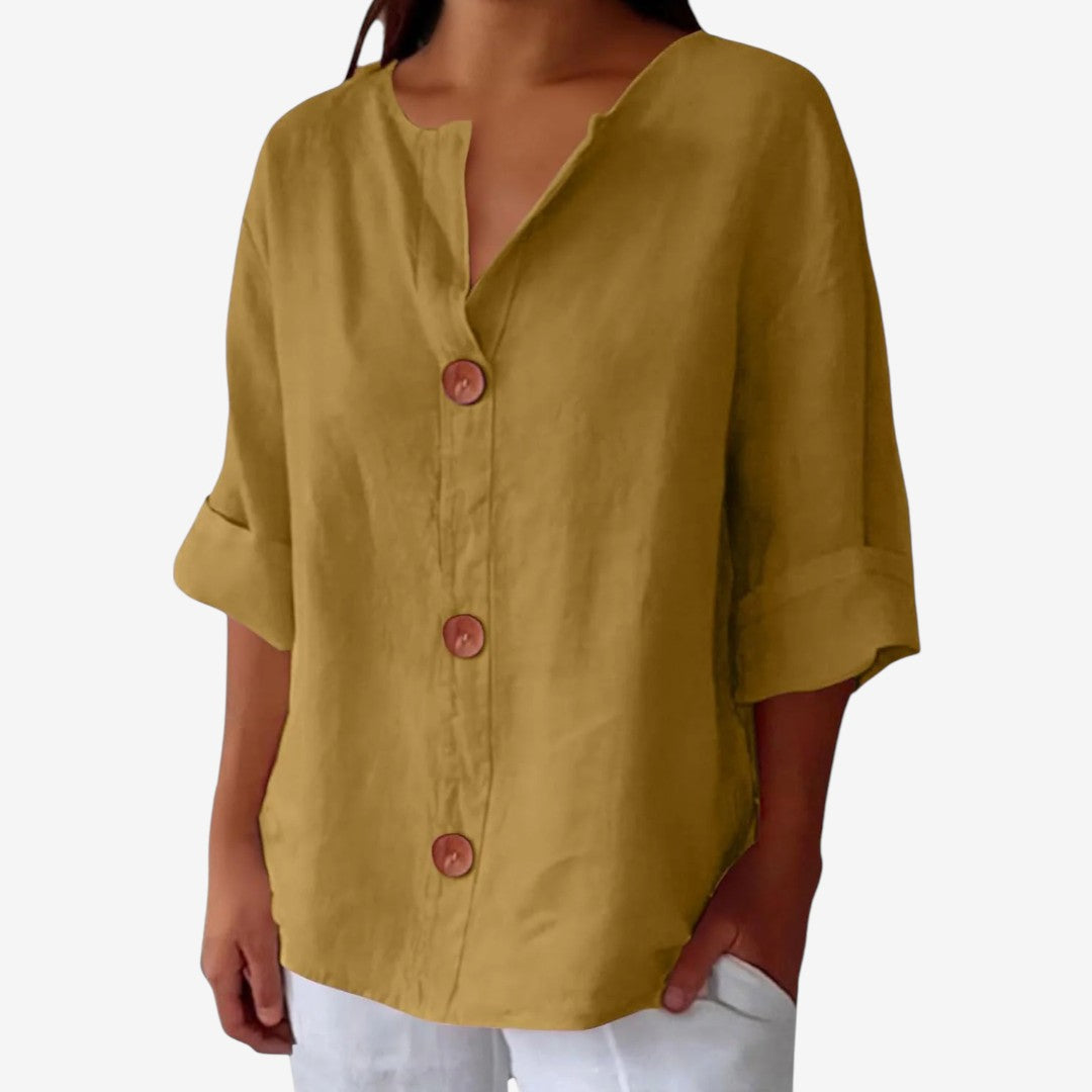 Clara | Leinenbluse Casual