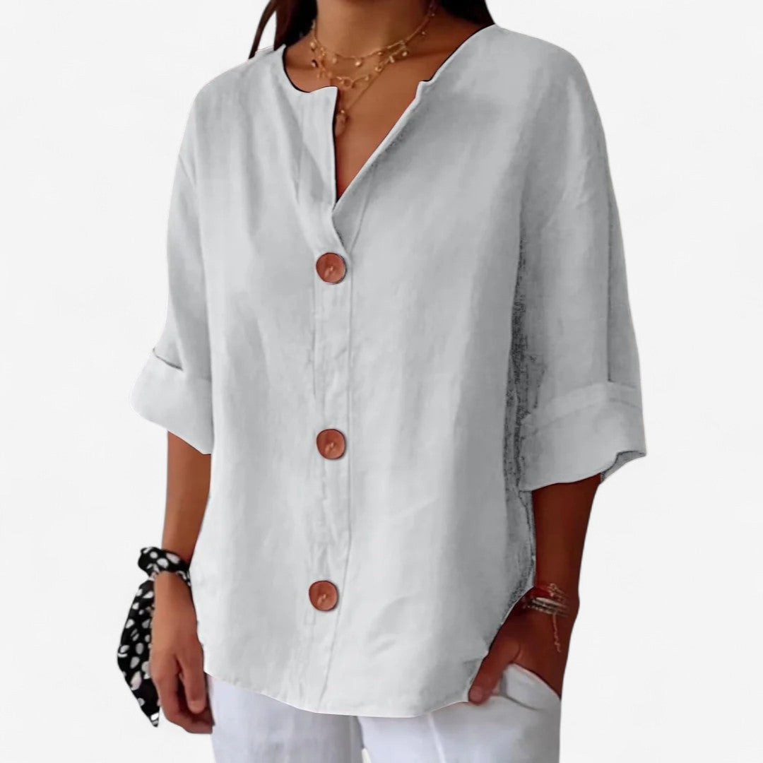 Clara | Leinenbluse Casual