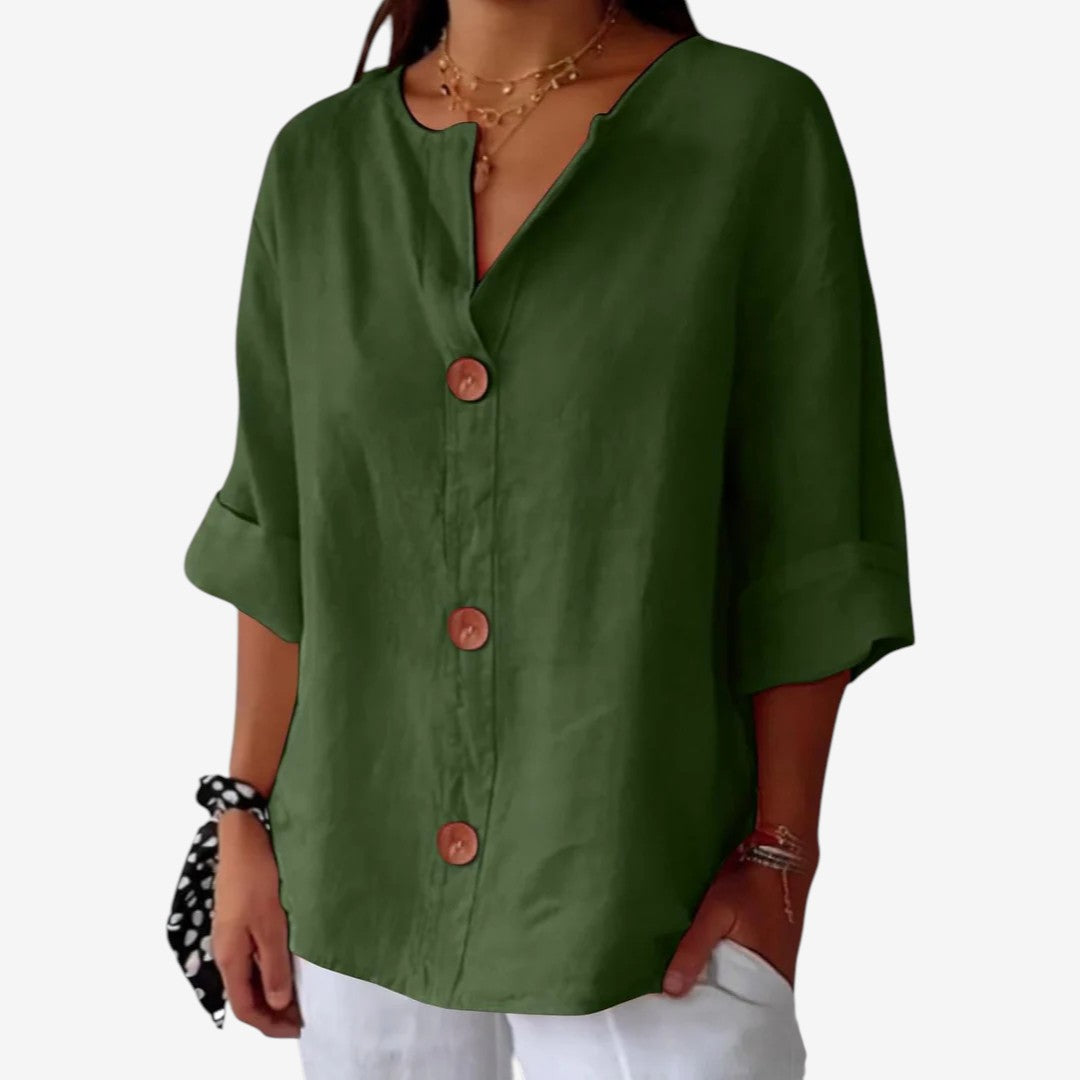 Clara | Leinenbluse Casual
