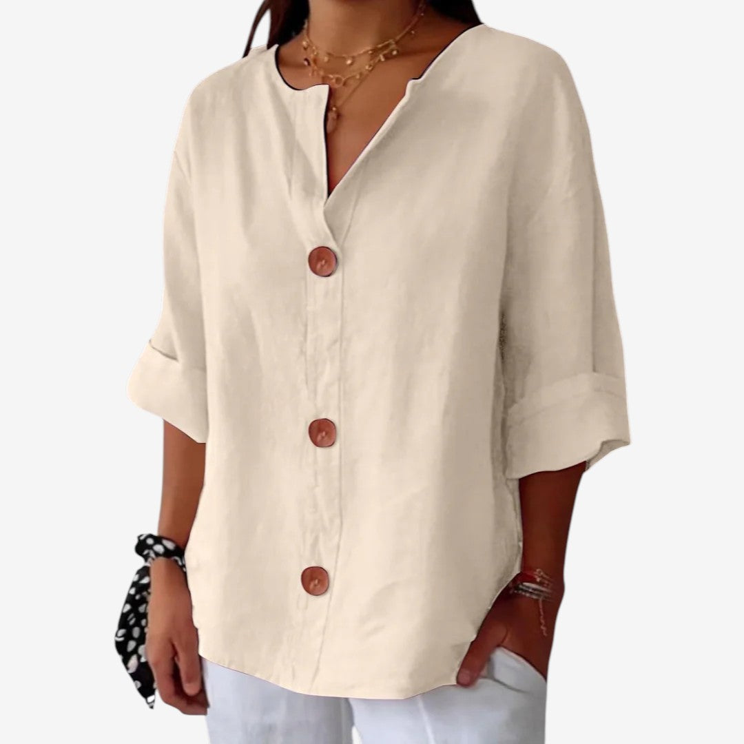Clara | Leinenbluse Casual