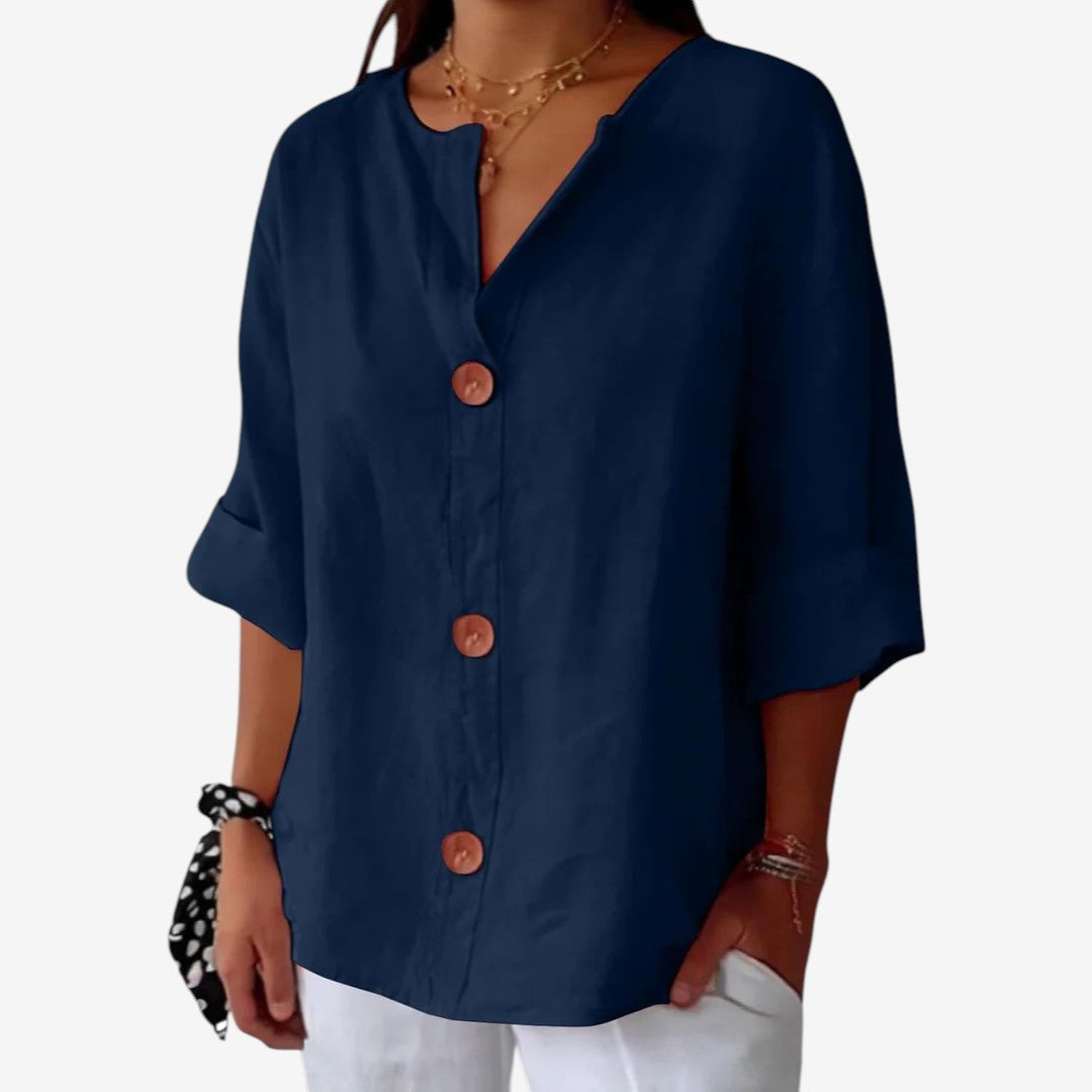 Clara | Leinenbluse Casual