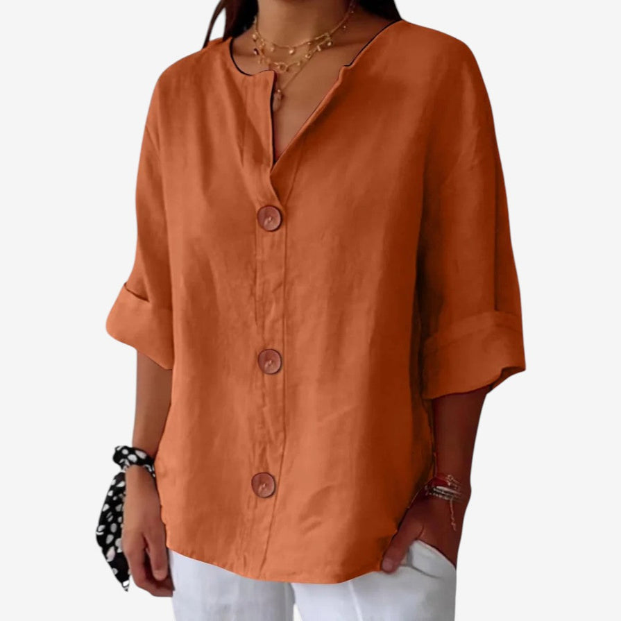 Clara | Leinenbluse Casual