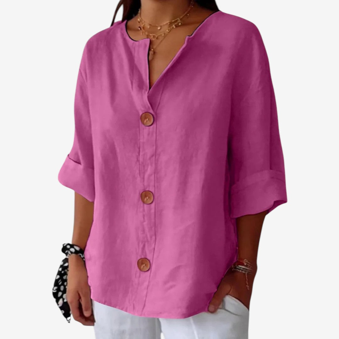 Clara | Leinenbluse Casual